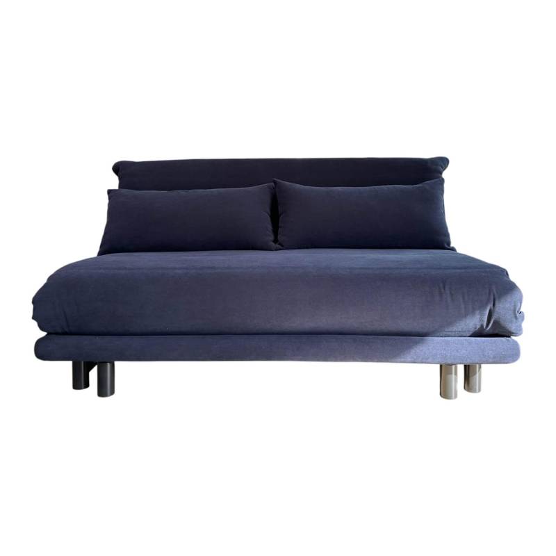 Schlafsofa Multy Stoff Amalfi Dark Blue Blau Gestell Anthrazit Mit Polyäthermatr... Schlafsofa Multy Stoff Amalfi Dark Blue Blau Gestell Anthrazit Mit Polyäthermatr... von Ligne Roset