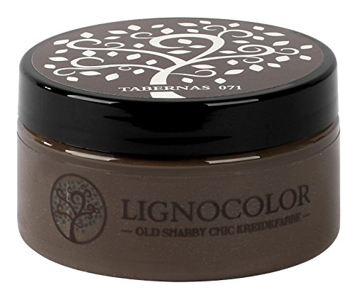 Lignocolor 100ml Kreidefarbe (Tabernas) Shabby Chic Lack Landhaus Stil Vintage Look Chalky finish von Lignocolor