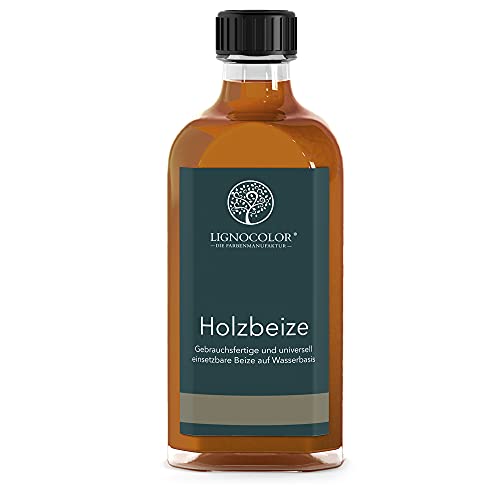 Holzbeize Lignocolor (100 ml, Buche Honig) umweltfreundliche Beize auf Wasserbasis für Holz von Lignocolor