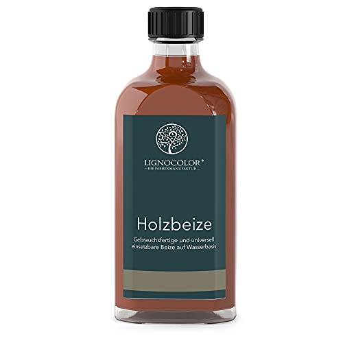 Lignocolor Holzbeize (100 ml, Buche rötlich) umweltfreundliche Beize auf Wasserbasis für Holz von Lignocolor