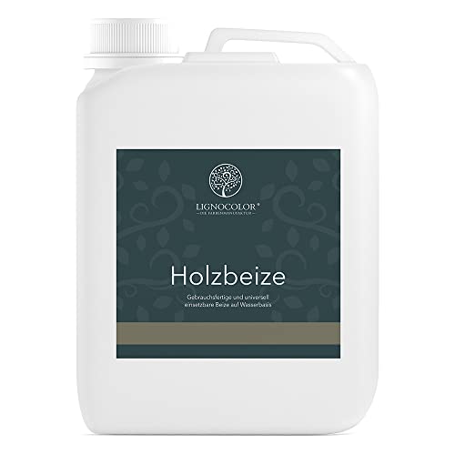 Lignocolor Holzbeize (5 L, Buche rötlich) umweltfreundliche Beize auf Wasserbasis für Holz von Lignocolor