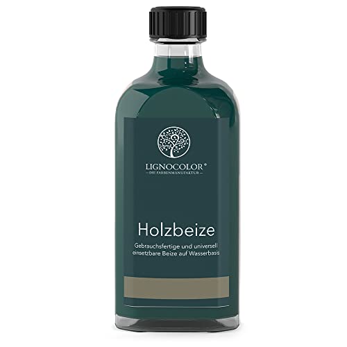 Lignocolor Holzbeize umweltfreundliche Beize auf Wasserbasis für Holz (100 ml, Blaugrün) von Lignocolor