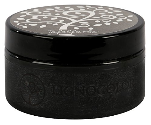 Lignocolor Tafelfarbe Tafellack echter Tafel-Look 100ml (Blackboard 01) von Lignocolor