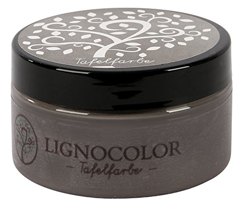 Lignocolor Tafelfarbe Tafellack echter Tafel-Look 100ml (Cement 02) von Lignocolor