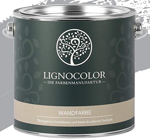 Lignocolor Wandfarbe Innenfarbe Deckenfarbe Kreidefarbe edelmatt 2,5 L (Monument) von Lignocolor