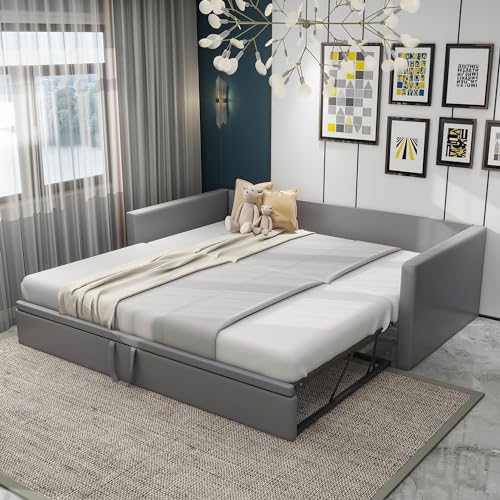 Ausziehbares Samt-Polsterbett 90/180x200 cm,schlafsofa – Doppelbett,Einzelbett,Bett mit Lattenrosten, Funktionsbett,Tagesbettmit Lattenrost & hochwertigem Bezug Ausziehbares Samt-Polsterbett 90/180x200 cm,schlafsofa – Doppelbett,Einzelbett,Bett mit Lattenrosten, Funktionsbett,Tagesbettmit Lattenrost & hochwertigem Bezug von Ligterra