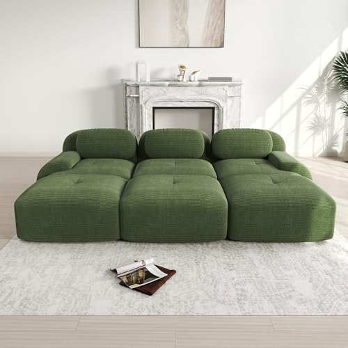 Ligterra Boneless Couch,Boneless Couch,Schlafsofa,modulares Sofa,Größe:178×298×75 U Form Schlafcouch mit Schlaffunktion und Aufsitzkiste,Ultra-breite Armlehnen 32D Polsterung Black Ligterra Boneless Couch,Boneless Couch,Schlafsofa,modulares Sofa,Größe:178×298×75 U Form Schlafcouch mit Schlaffunktion und Aufsitzkiste,Ultra-breite Armlehnen 32D Polsterung Black von Ligterra