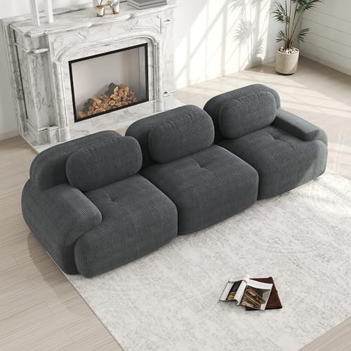 Ligterra 3-Sitzer-Sofa aus Premium Modular kombinierbar Mit Rutschfester Unterseite & ergonomischen Armlehnen Ohne Montage · Hochelastische Polsterung Für Wohnzimmer und Schlafzimmer Grün Ligterra 3-Sitzer-Sofa aus Premium Modular kombinierbar Mit Rutschfester Unterseite & ergonomischen Armlehnen Ohne Montage · Hochelastische Polsterung Für Wohnzimmer und Schlafzimmer Grün von Ligterra