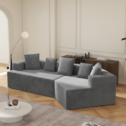 Ligterra 312CM Schneider Komfort Stoff mit Wolken Kombinationssofa,Wohnzimmersofa, Wolken Modulares Sofa Ohne Montage Voll komprimierte Verpackung Bequem & Vielseitig Ligterra 312CM Schneider Komfort Stoff mit Wolken Kombinationssofa,Wohnzimmersofa, Wolken Modulares Sofa Ohne Montage Voll komprimierte Verpackung Bequem & Vielseitig von Ligterra