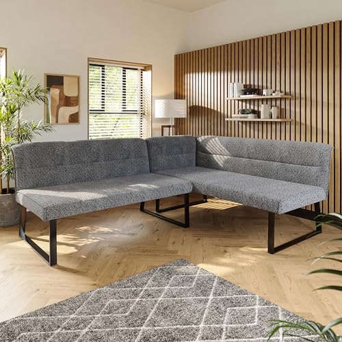 Ligterra Terry Velvet Sofa, Velvet Möbel, Vielseitiges und Modisches Modernes Sofa, Metall Beine, Verstellbare Füße, für Wohnzimmer, Esszimmer, Party, Grau-2 Ligterra Terry Velvet Sofa, Velvet Möbel, Vielseitiges und Modisches Modernes Sofa, Metall Beine, Verstellbare Füße, für Wohnzimmer, Esszimmer, Party, Grau-2 von Ligterra