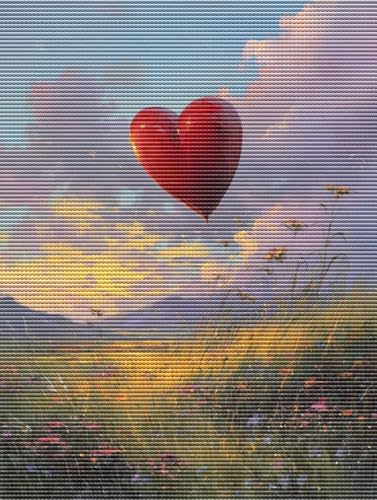 Diamond Painting Adulte Blumenballon 5D Diamant Painting Erwachsene & Anfänger, DIY Full Drill Diamant Broderie Kit, Home Decor Wandkunst Wohnzimmer Schlafzimmer Büro, Geschenke, 20x30cm D-383 Diamond Painting Adulte Blumenballon 5D Diamant Painting Erwachsene & Anfänger, DIY Full Drill Diamant Broderie Kit, Home Decor Wandkunst Wohnzimmer Schlafzimmer Büro, Geschenke, 20x30cm D-383 von Liguolnn