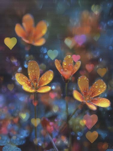 Diamond Painting Adulte Blumenblasen 5D Diamant Painting Erwachsene & Anfänger, DIY Full Drill Diamant Broderie Kit, Home Decor Wandkunst Wohnzimmer Schlafzimmer Büro, Geschenke, 40x50cm D-380 Diamond Painting Adulte Blumenblasen 5D Diamant Painting Erwachsene & Anfänger, DIY Full Drill Diamant Broderie Kit, Home Decor Wandkunst Wohnzimmer Schlafzimmer Büro, Geschenke, 40x50cm D-380 von Liguolnn