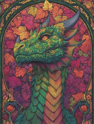 Diamond Painting Adulte Drachen abstrakt 5D Diamant Painting Erwachsene & Anfänger, DIY Full Drill Diamant Broderie Kit, Home Decor Wandkunst Wohnzimmer Schlafzimmer Büro, Geschenke, 60x80cm D-565 Diamond Painting Adulte Drachen abstrakt 5D Diamant Painting Erwachsene & Anfänger, DIY Full Drill Diamant Broderie Kit, Home Decor Wandkunst Wohnzimmer Schlafzimmer Büro, Geschenke, 60x80cm D-565 von Liguolnn
