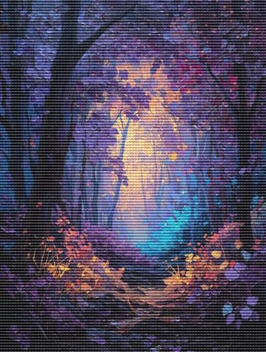 Diamond Painting Adulte Fantasie Wald 5D Diamant Painting Erwachsene & Anfänger, DIY Full Drill Diamant Broderie Kit, Home Decor Wandkunst Wohnzimmer Schlafzimmer Büro, Geschenke, 40x50cm D-415 Diamond Painting Adulte Fantasie Wald 5D Diamant Painting Erwachsene & Anfänger, DIY Full Drill Diamant Broderie Kit, Home Decor Wandkunst Wohnzimmer Schlafzimmer Büro, Geschenke, 40x50cm D-415 von Liguolnn