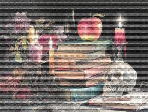 Diamond Painting Adulte Halloween Bücher 5D Diamant Painting Erwachsene & Anfänger, DIY Full Drill Diamant Broderie Kit, Home Decor Wandkunst Wohnzimmer Schlafzimmer Büro, Geschenke, 50x70cm D-936 Diamond Painting Adulte Halloween Bücher 5D Diamant Painting Erwachsene & Anfänger, DIY Full Drill Diamant Broderie Kit, Home Decor Wandkunst Wohnzimmer Schlafzimmer Büro, Geschenke, 50x70cm D-936 von Liguolnn