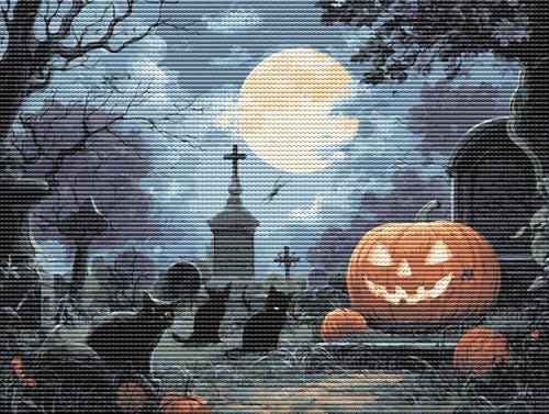 Diamond Painting Adulte Halloween Kreuz 5D Diamant Painting Erwachsene & Anfänger, DIY Full Drill Diamant Broderie Kit, Home Decor Wandkunst Wohnzimmer Schlafzimmer Büro, Geschenke, 40x50cm D-935 Diamond Painting Adulte Halloween Kreuz 5D Diamant Painting Erwachsene & Anfänger, DIY Full Drill Diamant Broderie Kit, Home Decor Wandkunst Wohnzimmer Schlafzimmer Büro, Geschenke, 40x50cm D-935 von Liguolnn