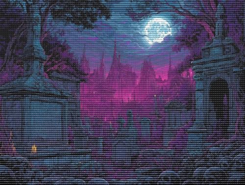Diamond Painting Adulte Halloween Landschaft 5D Diamant Painting Erwachsene & Anfänger, DIY Full Drill Diamant Broderie Kit, Home Decor Wandkunst Wohnzimmer Schlafzimmer Büro, Geschenke, 30x40cm D-929 Diamond Painting Adulte Halloween Landschaft 5D Diamant Painting Erwachsene & Anfänger, DIY Full Drill Diamant Broderie Kit, Home Decor Wandkunst Wohnzimmer Schlafzimmer Büro, Geschenke, 30x40cm D-929 von Liguolnn