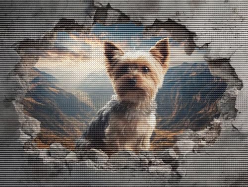 Diamond Painting Adulte Landschaft Hund 5D Diamant Painting Erwachsene & Anfänger, DIY Full Drill Diamant Broderie Kit, Home Decor Wandkunst Wohnzimmer Schlafzimmer Büro, Geschenke, 80x110cm D-445 Diamond Painting Adulte Landschaft Hund 5D Diamant Painting Erwachsene & Anfänger, DIY Full Drill Diamant Broderie Kit, Home Decor Wandkunst Wohnzimmer Schlafzimmer Büro, Geschenke, 80x110cm D-445 von Liguolnn