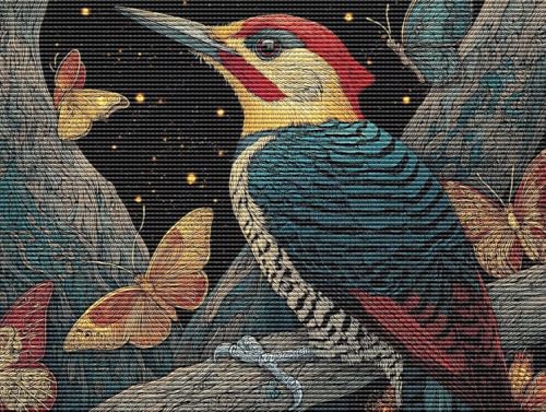 Diamond Painting Adulte Schmetterling Vogel 5D Diamant Painting Erwachsene & Anfänger, DIY Full Drill Diamant Broderie Kit, Home Decor Wandkunst Wohnzimmer Schlafzimmer Büro, Geschenke, 20x30cm D-310 Diamond Painting Adulte Schmetterling Vogel 5D Diamant Painting Erwachsene & Anfänger, DIY Full Drill Diamant Broderie Kit, Home Decor Wandkunst Wohnzimmer Schlafzimmer Büro, Geschenke, 20x30cm D-310 von Liguolnn
