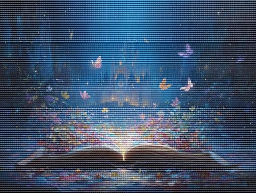 Diamond Painting Adulte Schmetterlingsbuch 5D Diamant Painting Erwachsene & Anfänger, DIY Full Drill Diamant Broderie Kit, Home Decor Wandkunst Wohnzimmer Schlafzimmer Büro, Geschenke, 20x30cm D-315 Diamond Painting Adulte Schmetterlingsbuch 5D Diamant Painting Erwachsene & Anfänger, DIY Full Drill Diamant Broderie Kit, Home Decor Wandkunst Wohnzimmer Schlafzimmer Büro, Geschenke, 20x30cm D-315 von Liguolnn