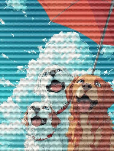 Diamond Painting Adulte niedlich Hund 5D Diamant Painting Erwachsene & Anfänger, DIY Full Drill Diamant Broderie Kit, Home Decor Wandkunst Wohnzimmer Schlafzimmer Büro, Geschenke, 50x70cm D-489 Diamond Painting Adulte niedlich Hund 5D Diamant Painting Erwachsene & Anfänger, DIY Full Drill Diamant Broderie Kit, Home Decor Wandkunst Wohnzimmer Schlafzimmer Büro, Geschenke, 50x70cm D-489 von Liguolnn