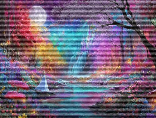 Liguolnn Diamond Painting Adulte Traumwald 5D Diamant Painting Erwachsene & Anfänger, DIY Full Drill Diamant Broderie Kit, Home Decor Wandkunst Wohnzimmer Schlafzimmer Büro, Geschenke, 30x40cm D-721 Liguolnn Diamond Painting Adulte Traumwald 5D Diamant Painting Erwachsene & Anfänger, DIY Full Drill Diamant Broderie Kit, Home Decor Wandkunst Wohnzimmer Schlafzimmer Büro, Geschenke, 30x40cm D-721 von Liguolnn