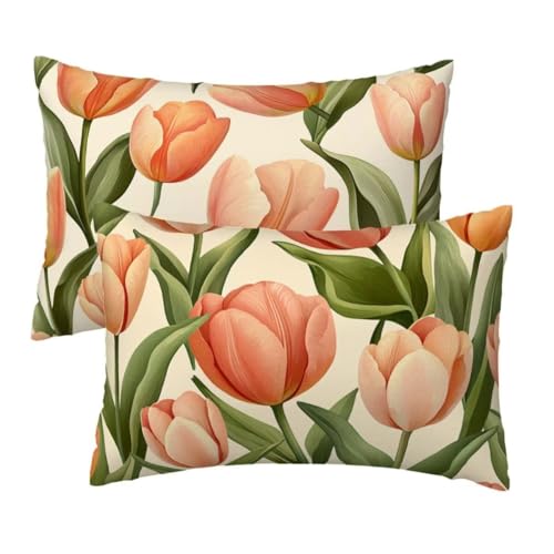 Kissenbezug 40x60 cm Beige Kissenbezüge 2er Set, Samt Sofakissen Dekokissen Kopfkissenbezug, Zierkissen Bezug Beidseitiger Druck für Kissen Deko Wohnzimmer Schlafzimmer Sofa Hotel, Blumen Muster R-34 Kissenbezug 40x60 cm Beige Kissenbezüge 2er Set, Samt Sofakissen Dekokissen Kopfkissenbezug, Zierkissen Bezug Beidseitiger Druck für Kissen Deko Wohnzimmer Schlafzimmer Sofa Hotel, Blumen Muster R-34 von Lihogbo