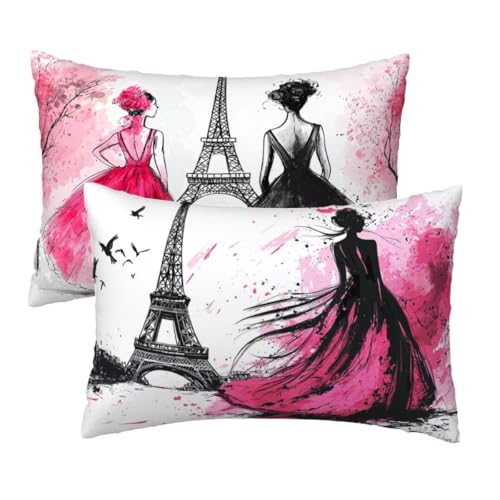 Kissenbezug 40x60 cm Weiß Kissenbezüge 2er Set, Samt Sofakissen Dekokissen Kopfkissenbezug, Zierkissen Bezug Beidseitiger Druck für Kissen Deko Wohnzimmer Schlafzimmer Sofa Hotel, Modern Muster R-58 Kissenbezug 40x60 cm Weiß Kissenbezüge 2er Set, Samt Sofakissen Dekokissen Kopfkissenbezug, Zierkissen Bezug Beidseitiger Druck für Kissen Deko Wohnzimmer Schlafzimmer Sofa Hotel, Modern Muster R-58 von Lihogbo