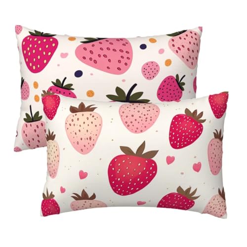 Kissenbezug 60x80 cm Rosa Kissenbezüge 2er Set, Samt Sofakissen Dekokissen Kopfkissenbezug, Zierkissen Bezug Beidseitiger Druck für Kissen Deko Wohnzimmer Schlafzimmer Sofa Hotel, Niedlich Muster R-26 Kissenbezug 60x80 cm Rosa Kissenbezüge 2er Set, Samt Sofakissen Dekokissen Kopfkissenbezug, Zierkissen Bezug Beidseitiger Druck für Kissen Deko Wohnzimmer Schlafzimmer Sofa Hotel, Niedlich Muster R-26 von Lihogbo