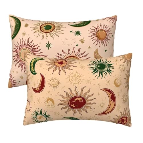 Kissenbezug 70x90 cm Bohemian Kissenbezüge 2er Set, Samt Sofakissen Dekokissen Kopfkissenbezug, Zierkissen Bezug Beidseitiger Druck für Kissen Deko Wohnzimmer Schlafzimmer Sofa Hotel, Rosa Muster W-32 Kissenbezug 70x90 cm Bohemian Kissenbezüge 2er Set, Samt Sofakissen Dekokissen Kopfkissenbezug, Zierkissen Bezug Beidseitiger Druck für Kissen Deko Wohnzimmer Schlafzimmer Sofa Hotel, Rosa Muster W-32 von Lihogbo