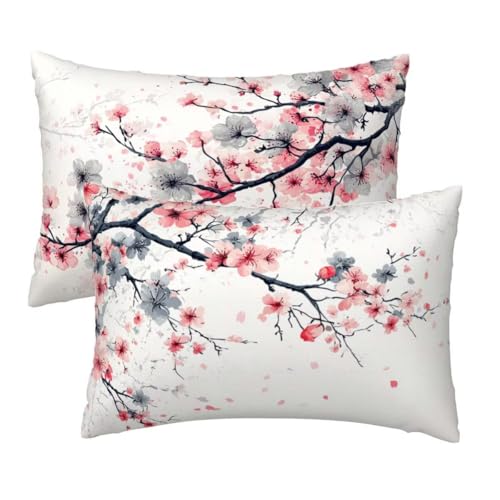 Kopfkissenbezug 40x60 cm 2er Set, Kissenbezug 40x60 cm Beige Sofakissen Bezug, Weich Samt Dekokissen Kissenbezüge, Blumen Muster Zierkissen Bezüge für Deko Wohnzimmer Sofa, Geschenke für Frauen W-55 Kopfkissenbezug 40x60 cm 2er Set, Kissenbezug 40x60 cm Beige Sofakissen Bezug, Weich Samt Dekokissen Kissenbezüge, Blumen Muster Zierkissen Bezüge für Deko Wohnzimmer Sofa, Geschenke für Frauen W-55 von Lihogbo