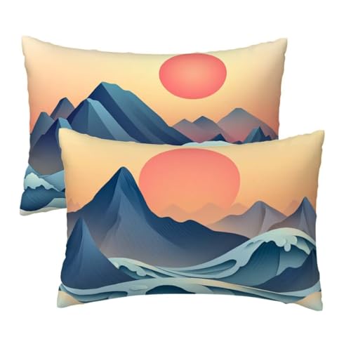 Kopfkissenbezug 40x70 cm 2er Set, Kissenbezug 40x70 cm Orange Sofakissen Bezug, Weich Samt Dekokissen Kissenbezüge, Abstrakt Muster Zierkissen Bezüge für Deko Wohnzimmer, Geschenke für Frauen E-17 Kopfkissenbezug 40x70 cm 2er Set, Kissenbezug 40x70 cm Orange Sofakissen Bezug, Weich Samt Dekokissen Kissenbezüge, Abstrakt Muster Zierkissen Bezüge für Deko Wohnzimmer, Geschenke für Frauen E-17 von Lihogbo
