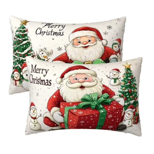 Kopfkissenbezug 40x70 cm 2er Set, Kissenbezug 40x70 cm Weihnachten Sofakissen Bezug, Weich Samt Dekokissen Kissenbezüge, Beige Muster Zierkissen Bezüge für Deko Wohnzimmer, Geschenke für Frauen F-99 Kopfkissenbezug 40x70 cm 2er Set, Kissenbezug 40x70 cm Weihnachten Sofakissen Bezug, Weich Samt Dekokissen Kissenbezüge, Beige Muster Zierkissen Bezüge für Deko Wohnzimmer, Geschenke für Frauen F-99 von Lihogbo