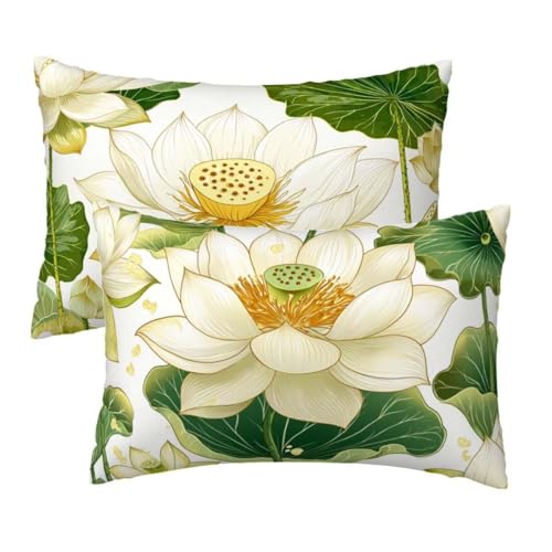 Kopfkissenbezug 50x70 cm 2er Set, Kissenbezug 50x70 cm Grün Sofakissen Bezug, Weich Samt Dekokissen Kissenbezüge, Blumen Muster Zierkissen Bezüge für Deko Wohnzimmer Sofa, Geschenke für Frauen R-61 Kopfkissenbezug 50x70 cm 2er Set, Kissenbezug 50x70 cm Grün Sofakissen Bezug, Weich Samt Dekokissen Kissenbezüge, Blumen Muster Zierkissen Bezüge für Deko Wohnzimmer Sofa, Geschenke für Frauen R-61 von Lihogbo