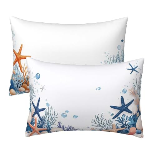 Kopfkissenbezug 50x80 cm 2er Set, Kissenbezug 50x80 cm Weiß Sofakissen Bezug, Weich Samt Dekokissen Kissenbezüge, Modern Muster Zierkissen Bezüge für Deko Wohnzimmer Sofa, Geschenke für Frauen R-43 Kopfkissenbezug 50x80 cm 2er Set, Kissenbezug 50x80 cm Weiß Sofakissen Bezug, Weich Samt Dekokissen Kissenbezüge, Modern Muster Zierkissen Bezüge für Deko Wohnzimmer Sofa, Geschenke für Frauen R-43 von Lihogbo