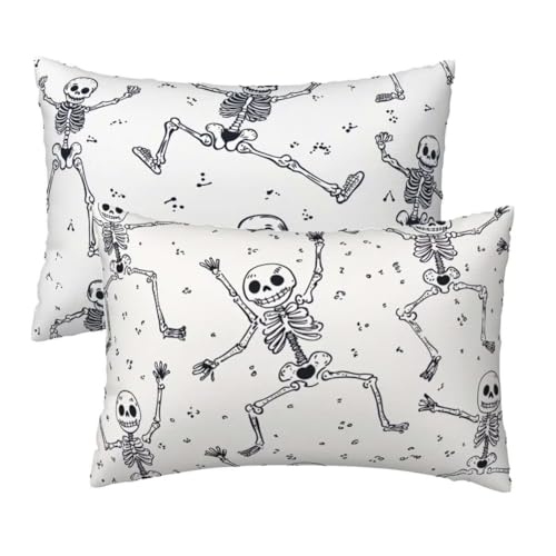 Kopfkissenbezug 60x80 cm 2er Set, Kissenbezug 80x60 cm Halloween Sofakissen Bezug, Weich Samt Dekokissen Kissenbezüge, Grau Muster Zierkissen Bezüge für Deko Wohnzimmer Sofa, Geschenke für Frauen R-77 Kopfkissenbezug 60x80 cm 2er Set, Kissenbezug 80x60 cm Halloween Sofakissen Bezug, Weich Samt Dekokissen Kissenbezüge, Grau Muster Zierkissen Bezüge für Deko Wohnzimmer Sofa, Geschenke für Frauen R-77 von Lihogbo