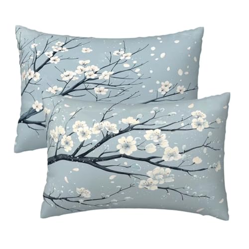 Kopfkissenbezug 70x90 cm 2er Set, Kissenbezug 70x90 cm Blau Sofakissen Bezug, Weich Samt Dekokissen Kissenbezüge, Anlage Muster Zierkissen Bezüge für Deko Wohnzimmer Sofa, Geschenke für Frauen D-83 Kopfkissenbezug 70x90 cm 2er Set, Kissenbezug 70x90 cm Blau Sofakissen Bezug, Weich Samt Dekokissen Kissenbezüge, Anlage Muster Zierkissen Bezüge für Deko Wohnzimmer Sofa, Geschenke für Frauen D-83 von Lihogbo