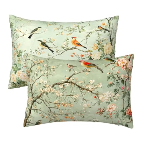 Kopfkissenbezug 70x90 cm 2er Set, Kissenbezug 70x90 cm Salbeigrün Sofakissen Bezug, Weich Samt Dekokissen Kissenbezüge, Anlage Muster Zierkissen Bezüge für Deko Wohnzimmer, Geschenke für Frauen W-73 Kopfkissenbezug 70x90 cm 2er Set, Kissenbezug 70x90 cm Salbeigrün Sofakissen Bezug, Weich Samt Dekokissen Kissenbezüge, Anlage Muster Zierkissen Bezüge für Deko Wohnzimmer, Geschenke für Frauen W-73 von Lihogbo