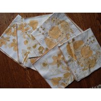 Vera 7 Servietten Set in Wunderschönen Bernsteintönen von Liinaloom