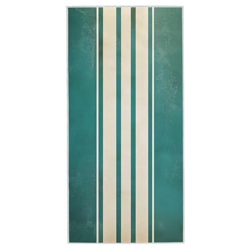 Strandtuch Blau, 100 x 200 cm Mikrofaser Handtuch mit Tasche, Saugfähig und Schnell Trocknende Strandhandtuch, Sandfrei Leicht Mikrofaser Badetuch, Strandtuch für Reise Urlaub Schwimmen Sauna, S-78 von Lijahoo