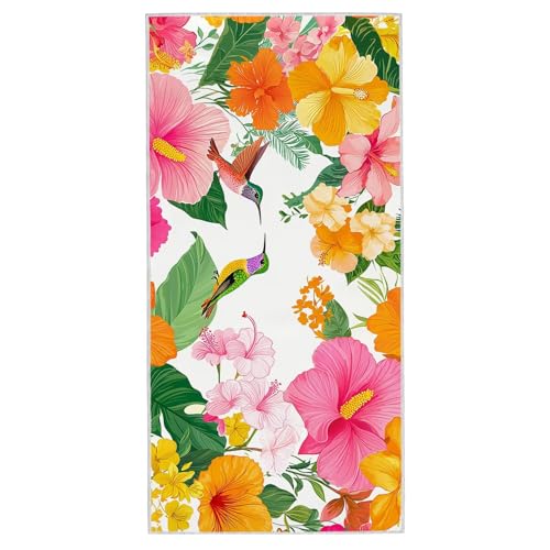 Strandtuch Farbe, 100 x 200 cm Mikrofaser Handtuch mit Tasche, Saugfähig und Schnell Trocknende Strandhandtuch, Sandfrei Leicht Mikrofaser Badetuch, Strandtuch für Reise Urlaub Schwimmen Sauna, F-65 von Lijahoo