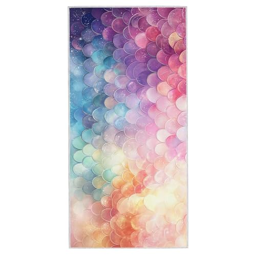 Strandtuch Farbe, 75 x 150 cm Mikrofaser Handtuch mit Tasche, Saugfähig und Schnell Trocknende Strandhandtuch, Sandfrei Leicht Mikrofaser Badetuch, Strandtuch für Reise Urlaub Schwimmen Sauna, S-03 von Lijahoo