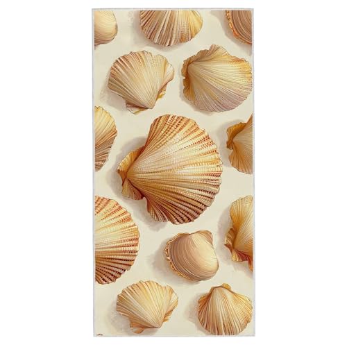 Strandtuch Hülse, 80 x 160 cm Mikrofaser Handtuch mit Tasche, Saugfähig und Schnell Trocknende Strandhandtuch, Sandfrei Leicht Mikrofaser Badetuch, Strandtuch für Reise Urlaub Schwimmen Sauna, F-50 von Lijahoo