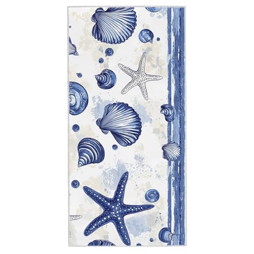 Strandtuch XXL - 75 x 150 cm Mikrofaser Handtuch Groß, Sandfrei Schnelltrocknend & Leicht Strandhandtüch, Microfaser Strandtuch mit Tasche für Strand, Schwimmen, Ideal für Frauen Männer (Hülse) F-80 von Lijahoo