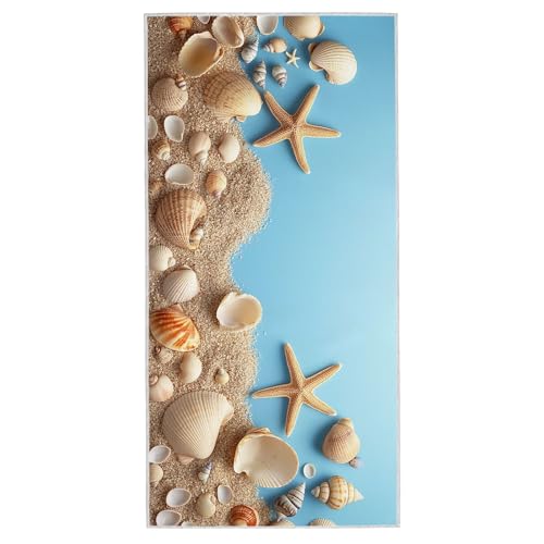 Strandtuch XXL - 75 x 150 cm Mikrofaser Handtuch Groß, Sandfrei Schnelltrocknend & Leicht Strandhandtüch, Microfaser Strandtuch mit Tasche für Strand, Schwimmen, Ideal für Frauen Männer (Tier) F-84 von Lijahoo