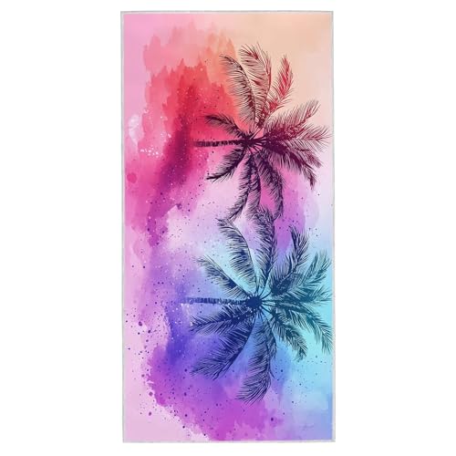 Strandtuch XXL - 80 x 160 cm Mikrofaser Handtuch Groß, Sandfrei Schnelltrocknend & Leicht Strandhandtüch, Microfaser Strandtuch mit Tasche für Strand, Schwimmen, Ideal für Frauen Männer (Farbe) S-77 von Lijahoo