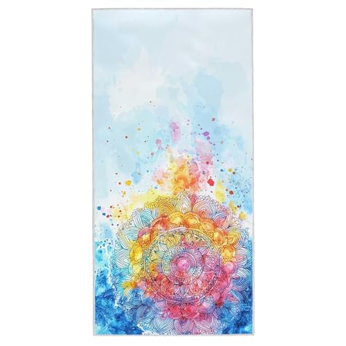 Strandtuch XXL - 90 x 180 cm Mikrofaser Handtuch Groß, Sandfrei Schnelltrocknend & Leicht Strandhandtüch, Microfaser Strandtuch mit Tasche für Strand, Schwimmen, Ideal für Frauen Männer (Farbe) A-18 von Lijahoo