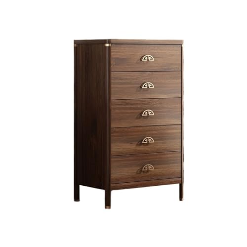 Lijiaxiuyc-101 Kommode Bauernhaus-Kommode mit 5 Schubladen, Kommode mit Metallgriffen, Holz-Organizer for Wohnzimmer, Eingangsbereich Schlafzimmeraufbewahrung von Lijiaxiuyc-101