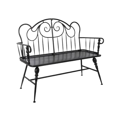 Lijiaxiuyc-101 Outdoor Bank Gartenbank for den Außenbereich, Vintage-Eisen mit Rückenlehne, Terrassensitz, for Balkon, Innenterrasse, Freizeitbank Gartenbank Lijiaxiuyc-101 Outdoor Bank Gartenbank for den Außenbereich, Vintage-Eisen mit Rückenlehne, Terrassensitz, for Balkon, Innenterrasse, Freizeitbank Gartenbank von Lijiaxiuyc-101