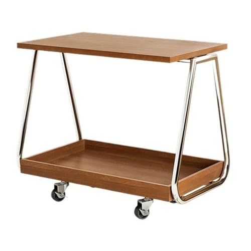 Lijiaxiuyc-101 Wohnzimmertisch Mobiler Sofa-Beistelltisch, moderner minimalistischer Trolley-Lagerregal mit Rädern, Ecktisch for Wohnzimmer Gartentisch von Lijiaxiuyc-101